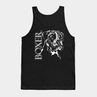 Boxer dog portrait Tank Top